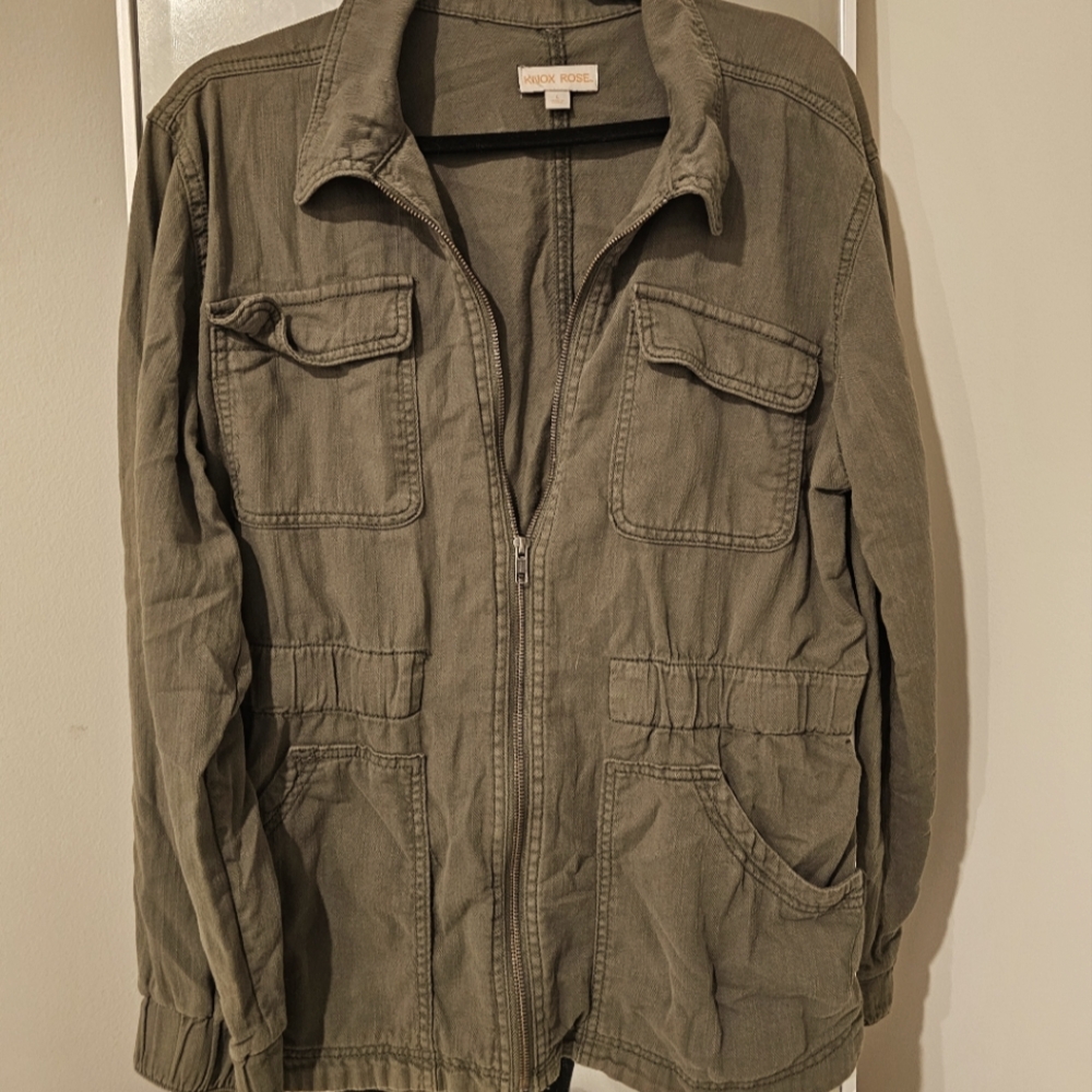 Olive Green Utility Jacket
